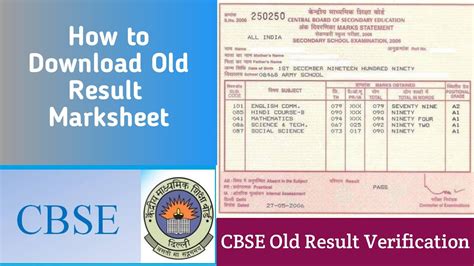 cbse old result verification|CBSE Exam Results .